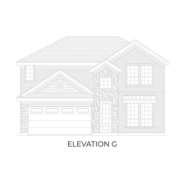 Representative rendering of the exterior for the Reagan F by First Texas Homes (Image 22). Representative rendering of the exterior for the Reagan F by First Texas Homes (Image 22).