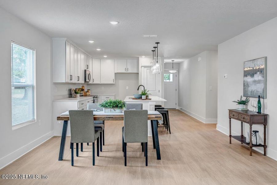 Furnished interior view inside a new home in , Jacksonville (Image 9).