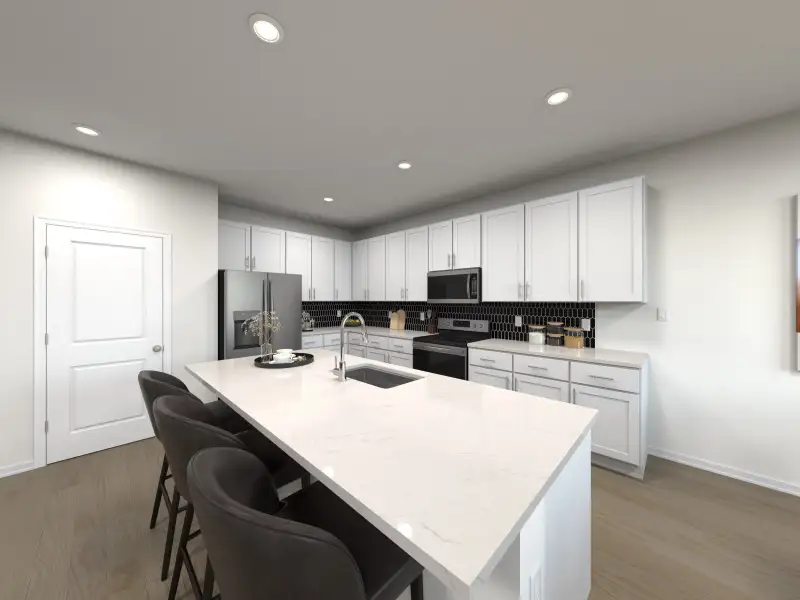 Furnished interior view inside a new home in Hillside Groves, Howey-in-the-Hills (Image 3).