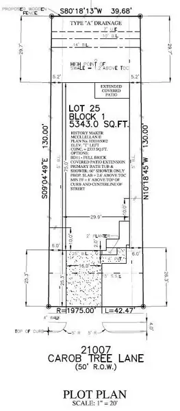 Plot Plan
