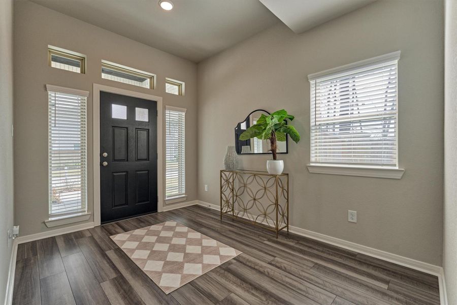 Furnished interior view inside a new home in The Highlands 40', Porter (Image 11).