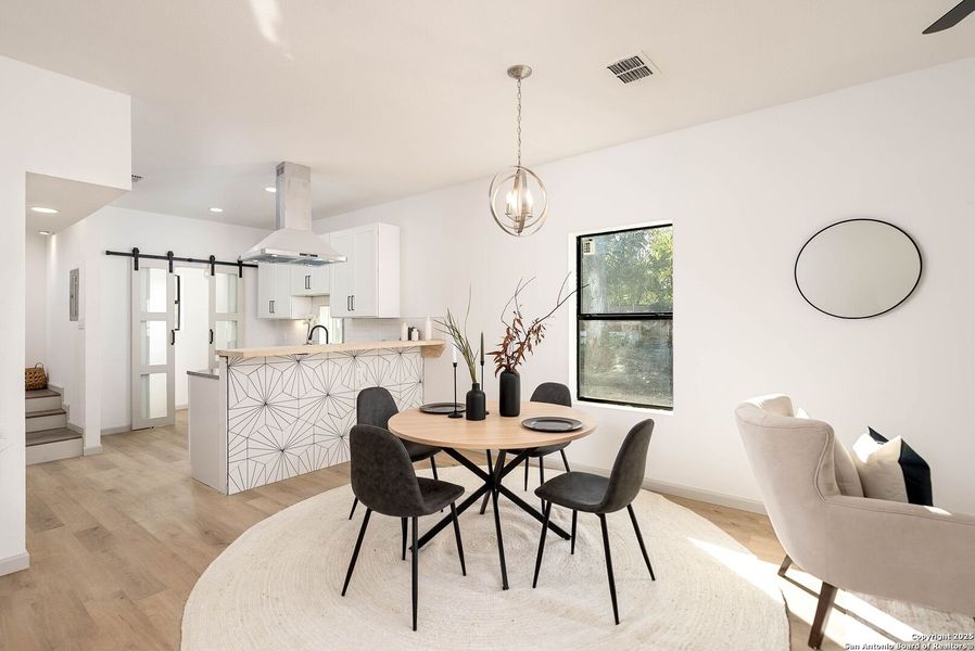 Furnished interior view inside a new home in , San Antonio (Image 11).