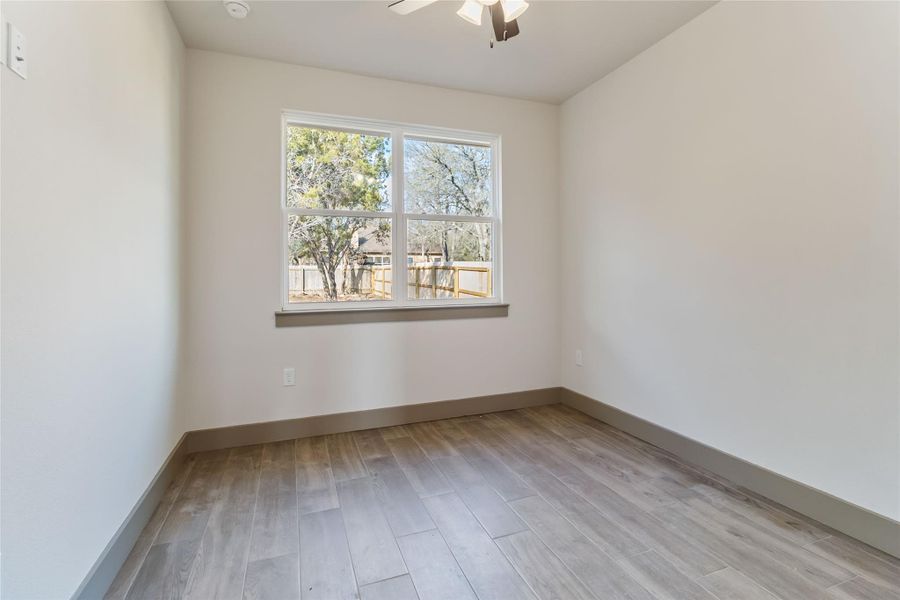 Bedroom #3 - Facing the backyard - without virtual staging