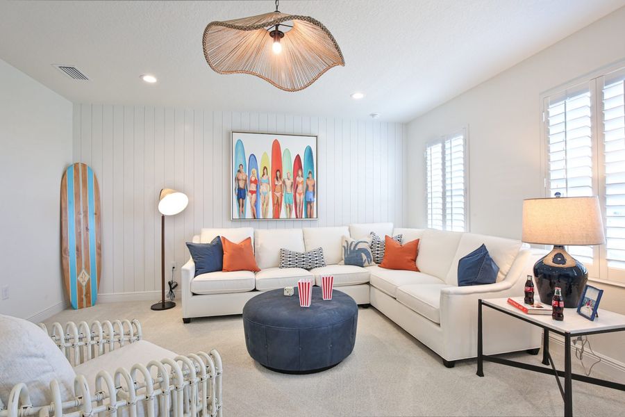 Representative furnished interior of a home built from the Artistry by Neal Communities in Palm Grove, Bradenton (Image 52).