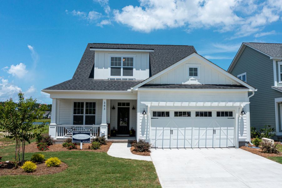 Representative exterior photo of a completed home built from the Fletcher by Bill Clark Homes in Riverside Cove, Wilmington, NC (Image 23).
