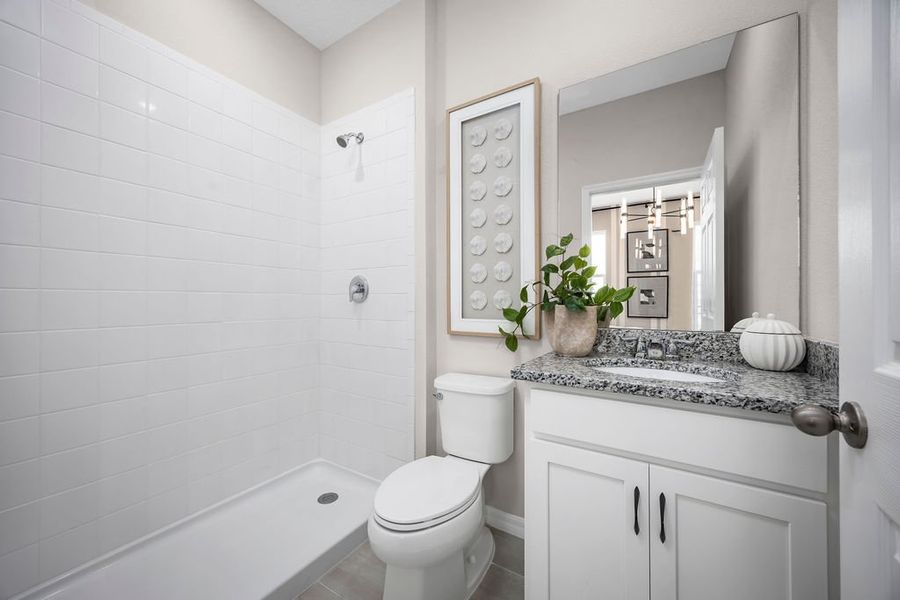 Representative furnished interior of a home built from the Cape by Risewell Homes in Marion Ridge, Haines City (Image 12).