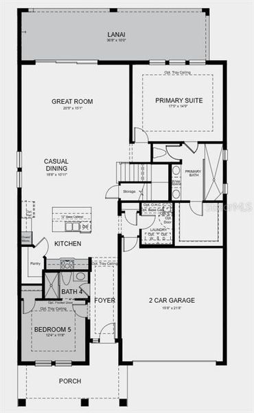 2D floor plan layout of this home in Cassia at Skye Ranch, Sarasota, FL (Image 4). 2D floor plan layout of this home in Cassia at Skye Ranch, Sarasota, FL (Image 4).