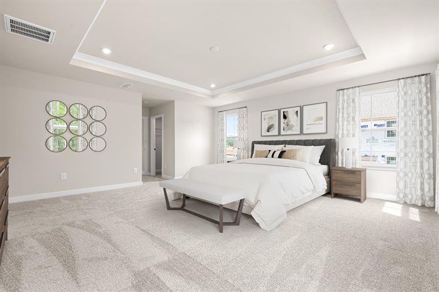 Representative furnished interior of a home built from the York by Ryan Homes in Linden Park, Moore (Image 10). Representative furnished interior of a home built from the York by Ryan Homes in Linden Park, Moore (Image 10).