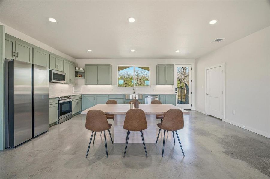 Furnished interior view inside a new home in , Santo (Image 24).