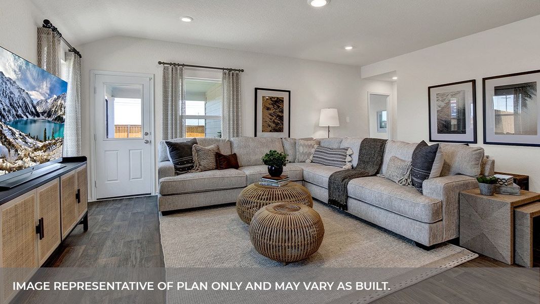 Furnished interior view inside a new home in Swenson Heights, Seguin (Image 14).