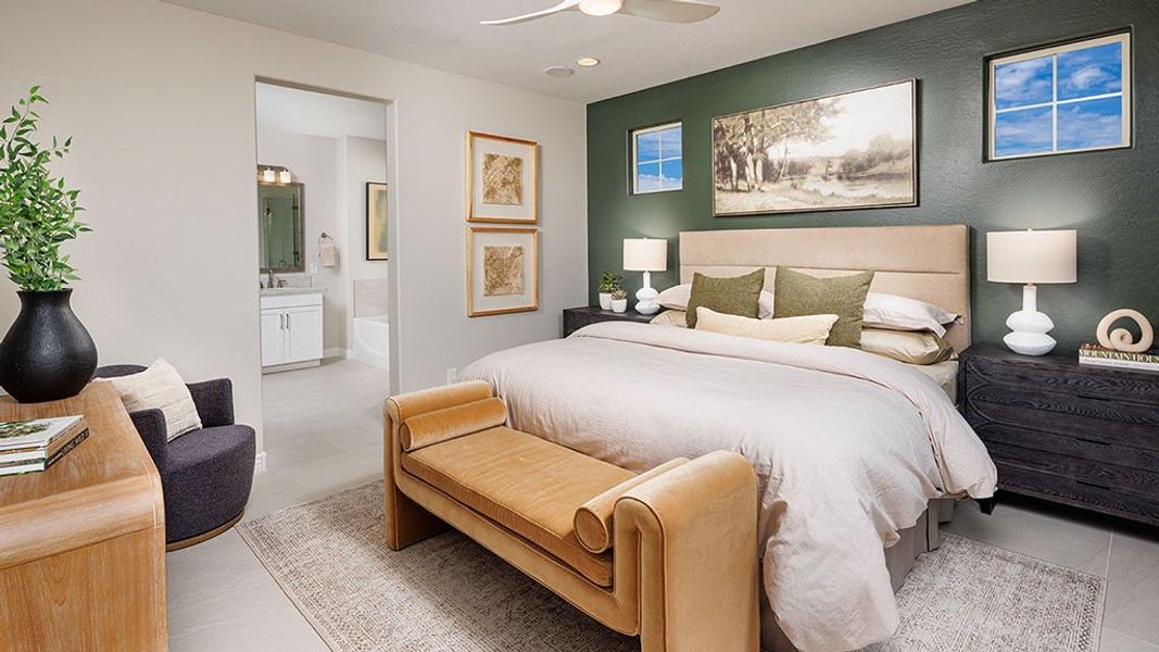 Representative furnished interior of a home built from the Compass by Taylor Morrison in Alamar, Avondale (Image 9).
