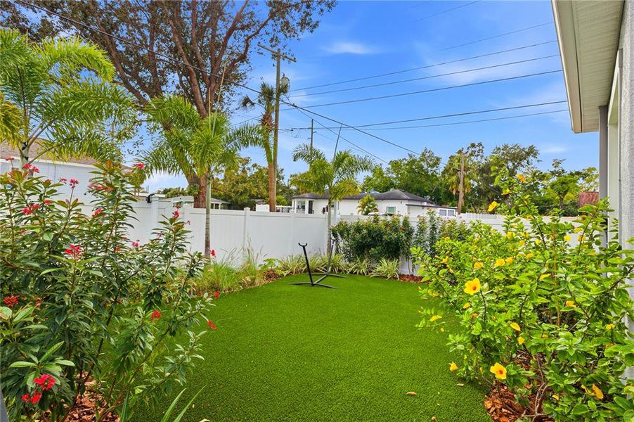 Exterior details and patio area of a home in , Tampa (Image 34). Exterior details and patio area of a home in , Tampa (Image 34).