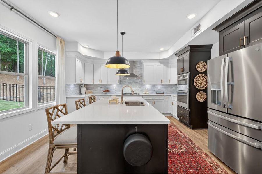 Furnished interior view inside a new home in , Flowery Branch (Image 18). Furnished interior view inside a new home in , Flowery Branch (Image 18).
