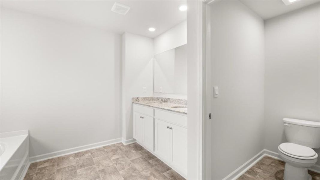 Furnished interior view inside a new home in Parkside at Carter Grove, Cartersville (Image 10).