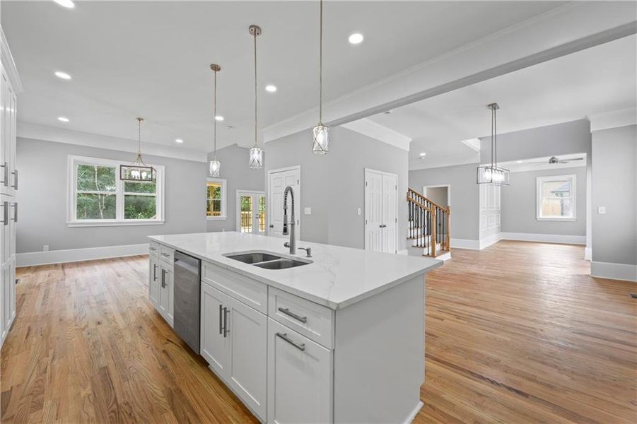 Furnished interior view inside a new home in , Fairburn (Image 9).