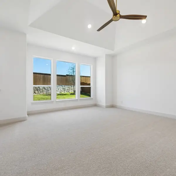 Spacious, unfurnished interior of a new home in The Parks at Wilson Creek, Celina (Image 59). Spacious, unfurnished interior of a new home in The Parks at Wilson Creek, Celina (Image 59).