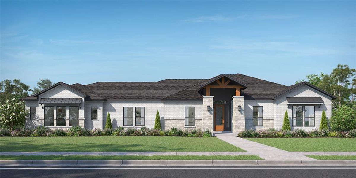 Front exterior of a home in the Dean Farms community, located in Lucas, TX (Image 14).