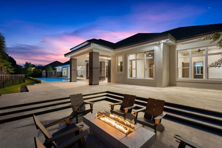 Exterior details and patio area of a home in , Ormond Beach (Image 40).