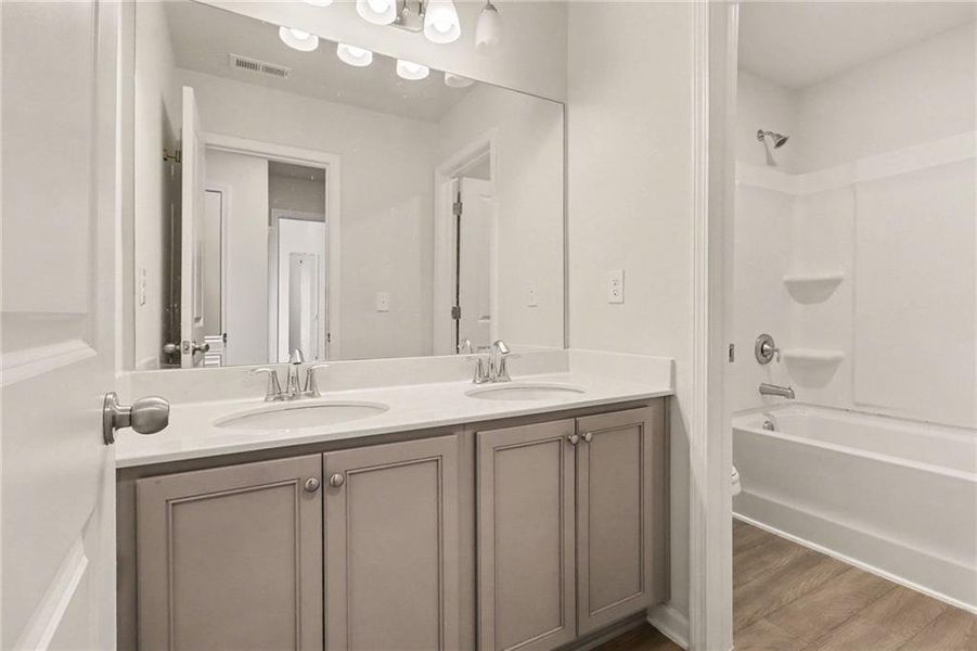 Furnished interior view inside a new home in , Atlanta (Image 15).