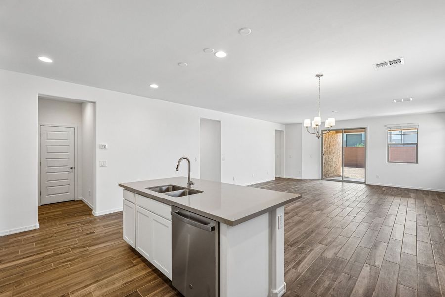Furnished interior view inside a new home in Hawes Crossing, Mesa (Image 13).