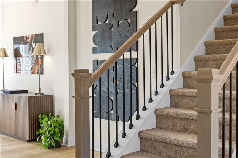 Furnished interior view inside a new home in Highland Park, Stonecrest (Image 32). Furnished interior view inside a new home in Highland Park, Stonecrest (Image 32).