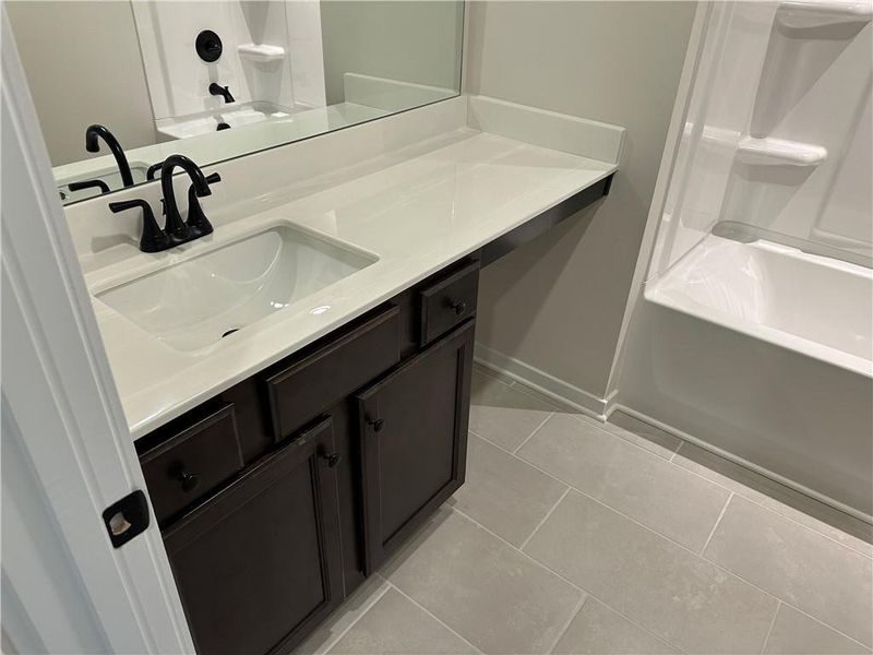 Furnished interior view inside a new home in Millstone at Mundy Mill, Gainesville (Image 3). Furnished interior view inside a new home in Millstone at Mundy Mill, Gainesville (Image 3).