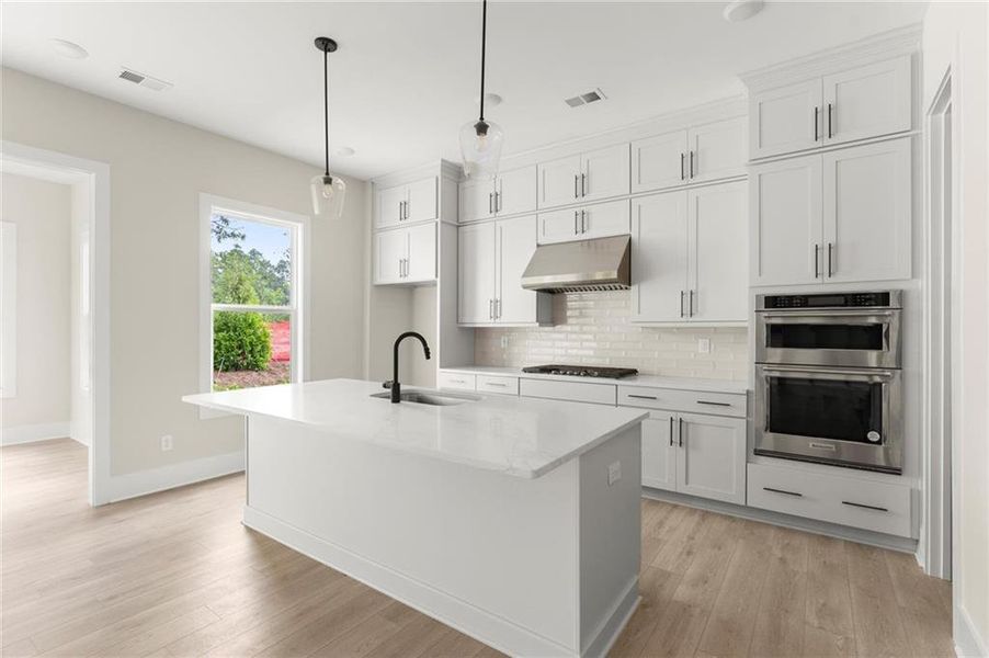 Furnished interior view inside a new home in Hillgrove Preserve, Powder Springs (Image 11).