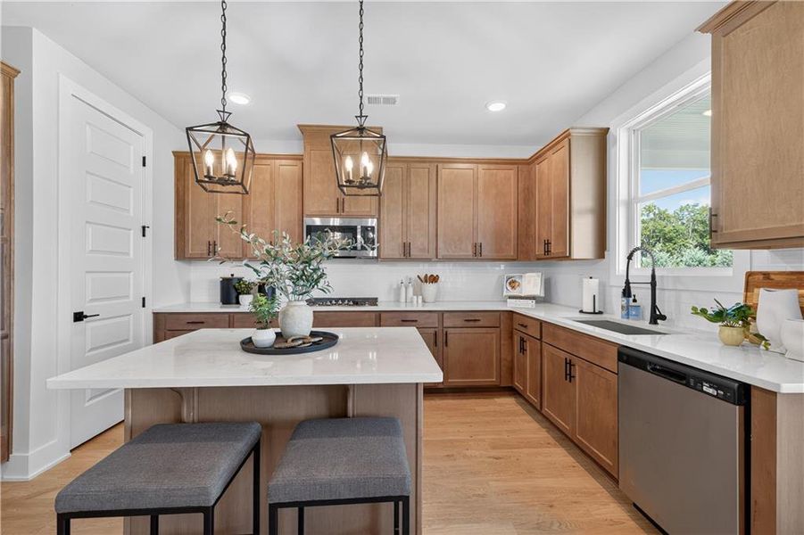 Furnished interior view inside a new home in , Gainesville (Image 6).