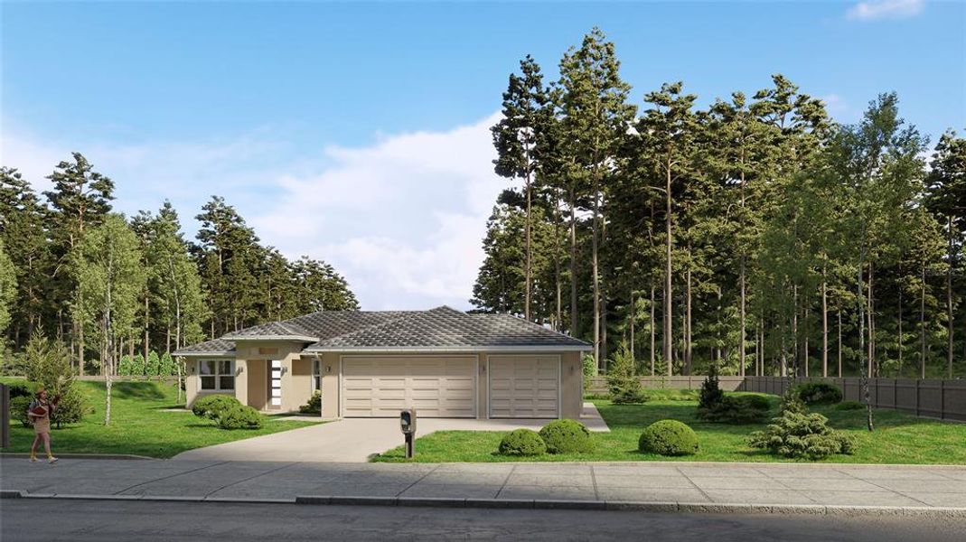 Front exterior of a new home in , Port Charlotte, FL, highlighting curb appeal (Image 2).