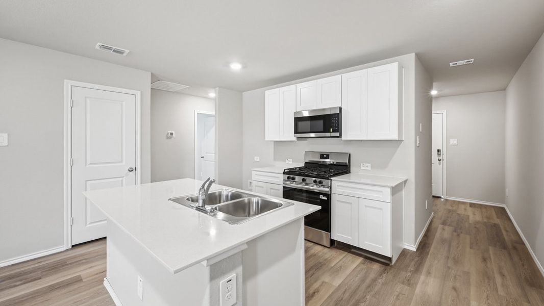 Furnished interior view inside a new home in Sunnycreek, Crowley (Image 6). Furnished interior view inside a new home in Sunnycreek, Crowley (Image 6).