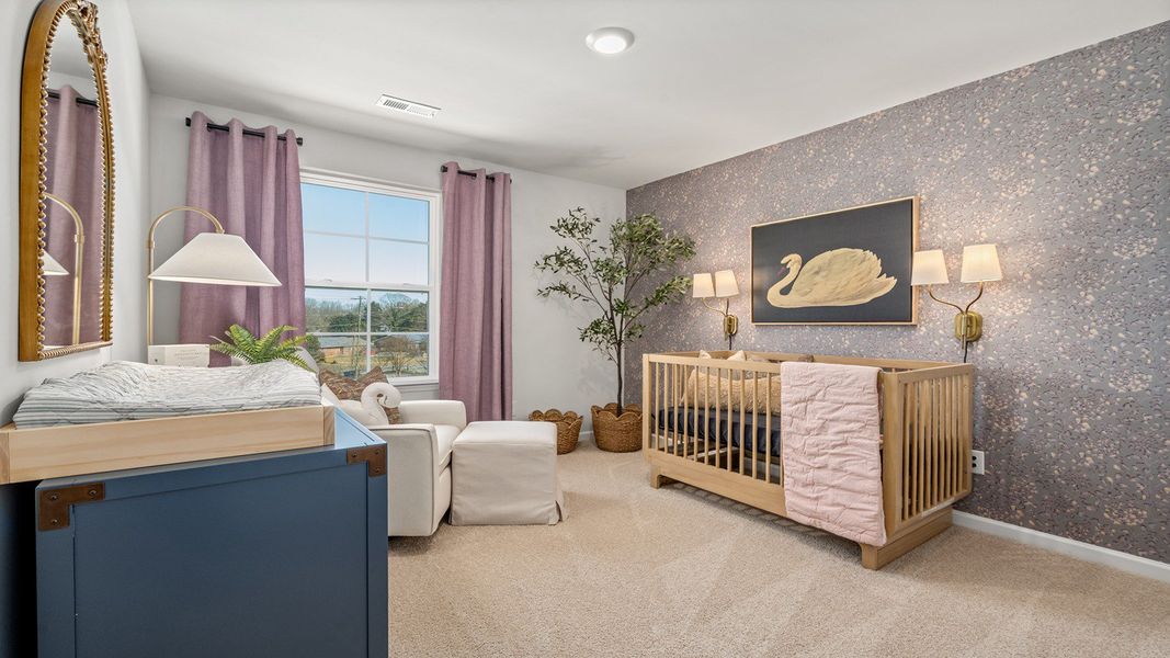 Representative furnished interior of a home built from the Belhaven by D.R. Horton in Middleton, Greensboro (Image 21).