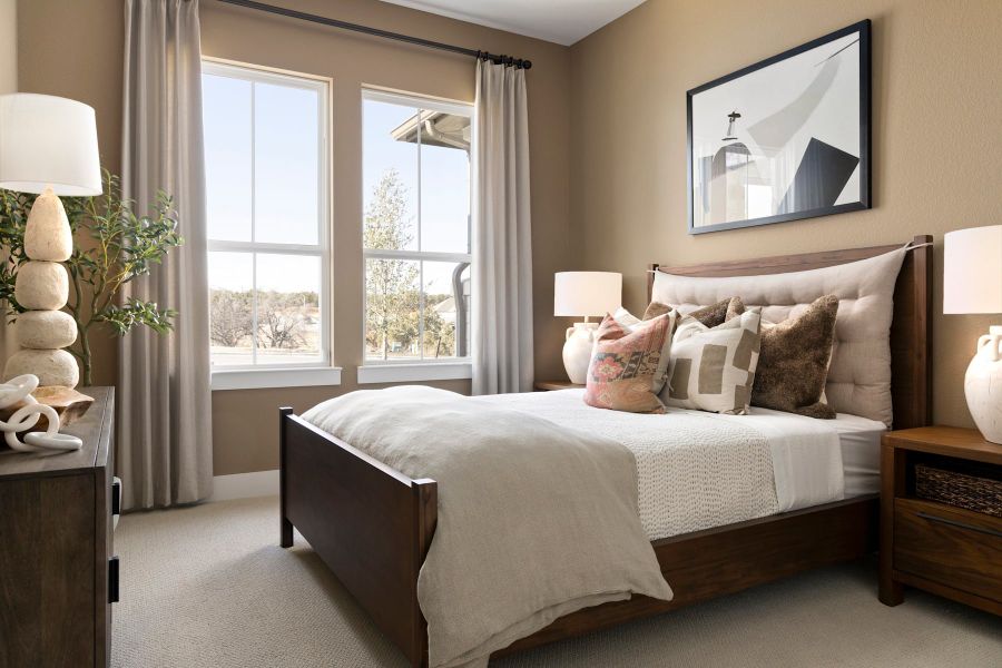 Furnished interior view inside a new home in Lariat, Liberty Hill (Image 31).