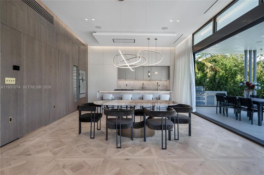 Exterior details and patio area of a home in , Miami Beach (Image 44).