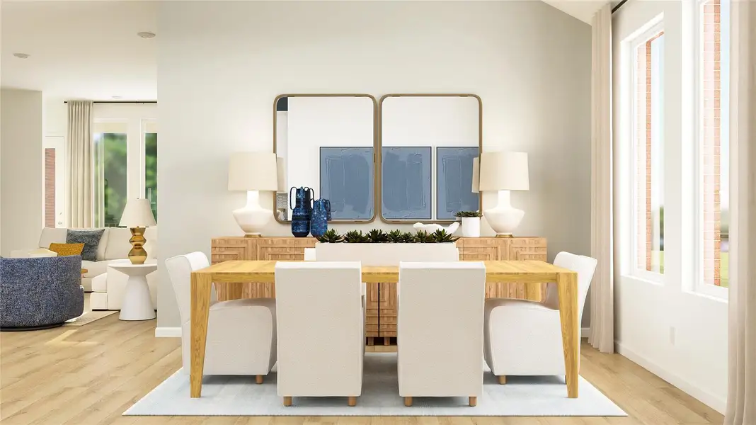 Furnished interior view inside a new home in Anniston, Katy (Image 2). Furnished interior view inside a new home in Anniston, Katy (Image 2).