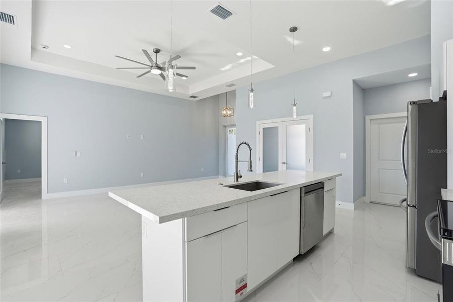 Furnished interior view inside a new home in , Lehigh Acres (Image 7).