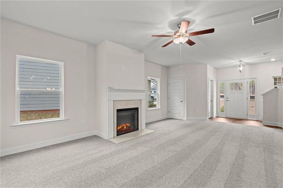 Spacious, unfurnished interior of a new home in Canterbury Villas, Carrollton (Image 29).