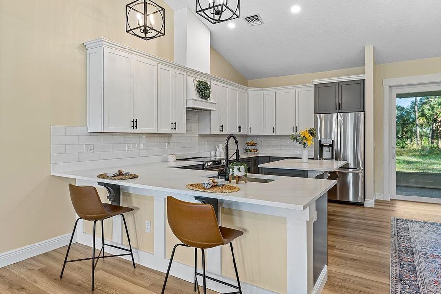 Furnished interior view inside a new home in , Vero Beach (Image 16).