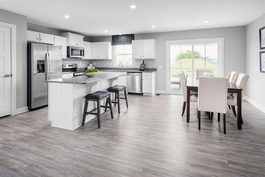 Furnished interior view inside a new home in Heritage Grove 2-Story, Calhoun (Image 10).