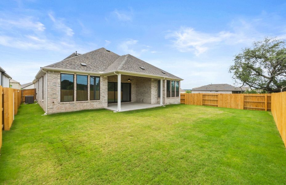 Exterior details and patio area of a home in 6 Creeks, Kyle (Image 35). Exterior details and patio area of a home in 6 Creeks, Kyle (Image 35).