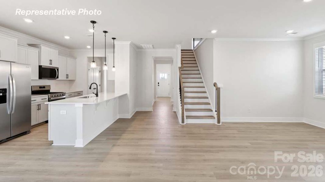 Furnished interior view inside a new home in Oak Grove Hill, Huntersville (Image 29).