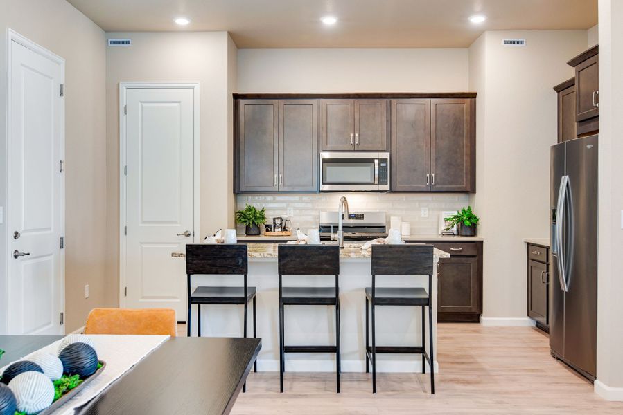 Furnished interior view inside a new home in Westside Crossing, Berthoud (Image 10).