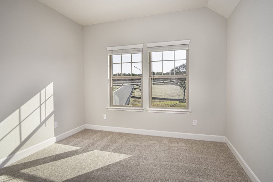 Representative unfurnished interior of a home built from the The Osbourne by Rosehaven Homes in Magnolia Village, San Antonio (Image 24).
