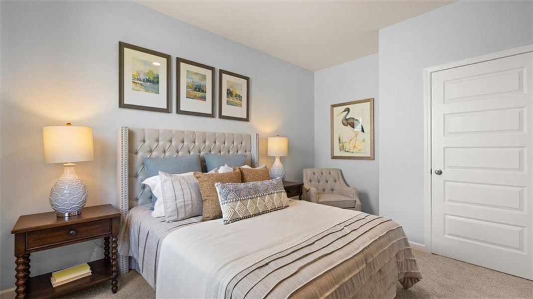 Furnished interior view inside a new home in Jackson Landing, Jefferson (Image 12).