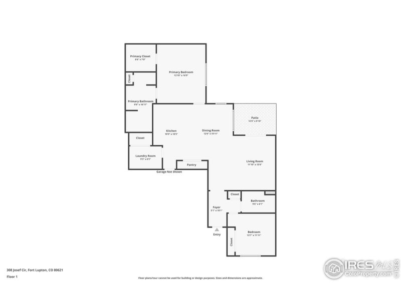 2D floor plan layout of this home in , Fort Lupton, CO (Image 4).