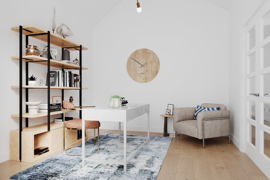 Representative furnished interior of a home built from the Tahoe by Beazer Homes in Goodland: Crossings 50', Midlothian (Image 11).