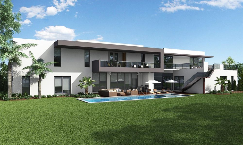 Front exterior of a new home in , Lake Worth, FL, highlighting curb appeal (Image 1). Front exterior of a new home in , Lake Worth, FL, highlighting curb appeal (Image 1).