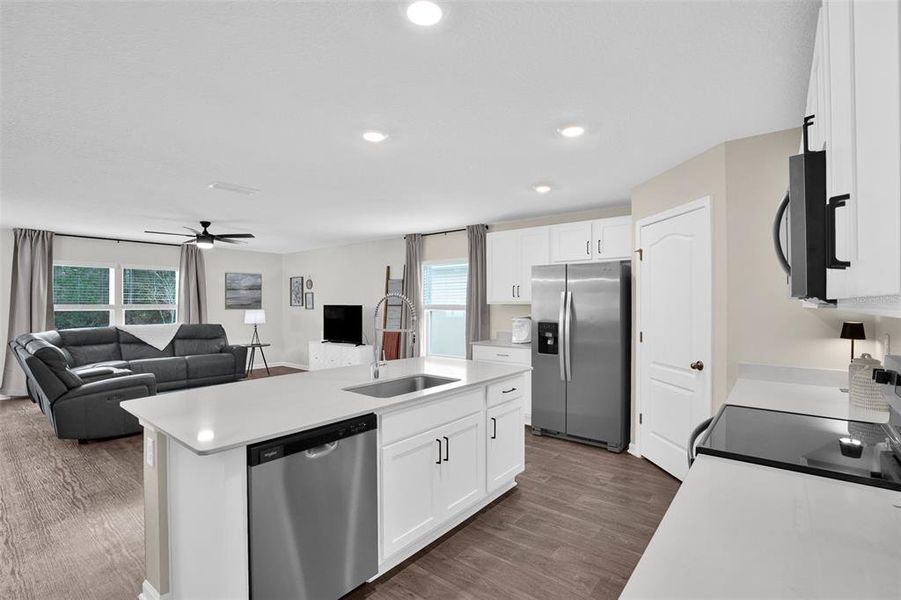 Furnished interior view inside a new home in Sawmill Branch, Palm Coast (Image 11).