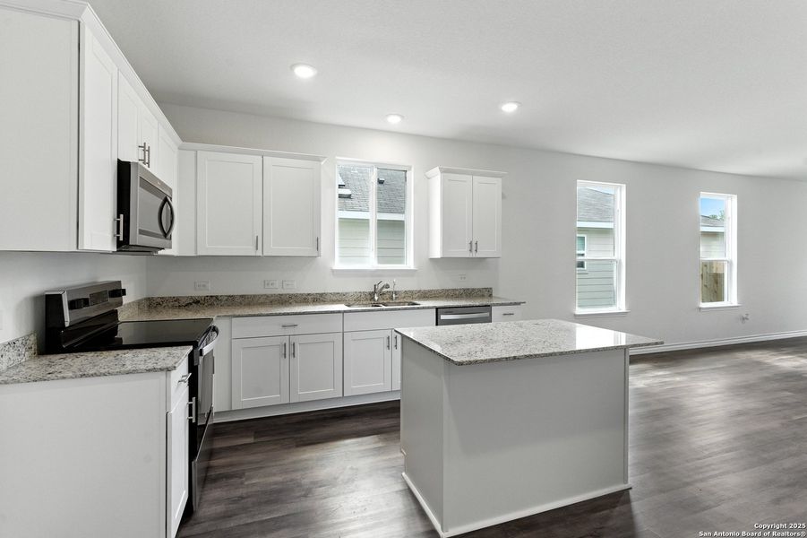 Furnished interior view inside a new home in The Overlook at Creekside, New Braunfels (Image 2). Furnished interior view inside a new home in The Overlook at Creekside, New Braunfels (Image 2).