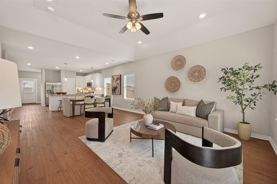Furnished interior view inside a new home in , Splendora (Image 13). Furnished interior view inside a new home in , Splendora (Image 13).