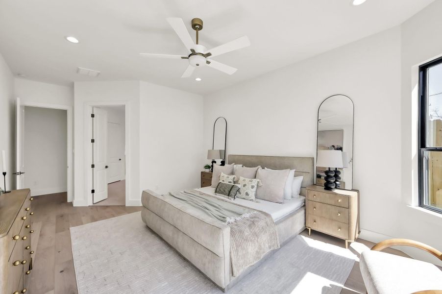 Furnished interior view inside a new home in , Houston (Image 8). Furnished interior view inside a new home in , Houston (Image 8).